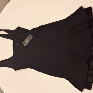 BCBGMaxAzria Sleek Black Mini Dress